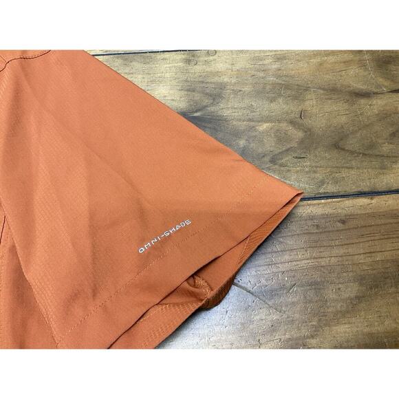 Texas Longhorns Shirt Mens Large Burnt Orange Columbia PFG Omni Shade Vented - Picture 4 of 11